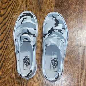 Grey camouflage Vans